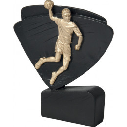 Фигурка литая Гандбол RFEL5009/BK/G 11,5см