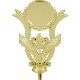 Фигурка пластиковая Венок 13,5см RSP414-H135/G (H414#1/G)